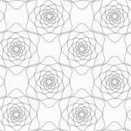 Gray abstract roses