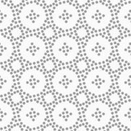 Dotted circles and small crosses