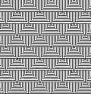 Alternating black and white triangles