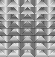 Alternating black and white half squares