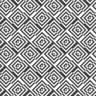Alternating black and white diagonally cut squares with turn