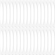 Paper white fence with thickening