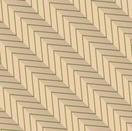 Retro fold green diagonal striped zigzag