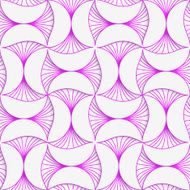 3D purple striped pin will