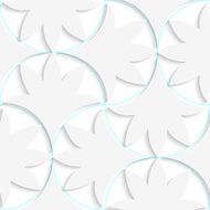 3D pin will solid floral leaves