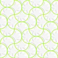 3D pin will grid with solid floral leaves