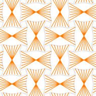 3D orange striped pin will rectangles