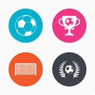 Football icons Soccer ball sport N6
