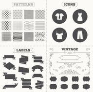 Clothes signs T-shirt with tie and pants N6
