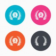 Laurel wreath award icons Prize for winner N4