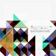 Abstract geometric background Modern overlapping triangles N385