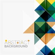 Abstract geometric background Modern overlapping triangles N386