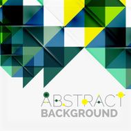 Abstract geometric background Modern overlapping triangles N387