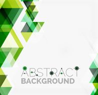 Abstract geometric background Modern overlapping triangles N389