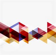 Abstract geometric background Modern overlapping triangles N391