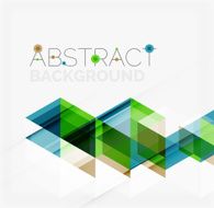 Abstract geometric background Modern overlapping triangles N393