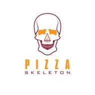 skull with slice of pizza N6