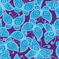 seamless background with butterflies N11