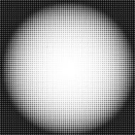 Vector halftone sphere background