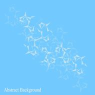Abstract polygonal graphic background dots with connections for your design