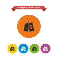 Price tags icons