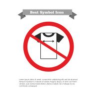 No t-shirt size icon