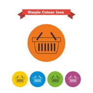 Shopping basket icons