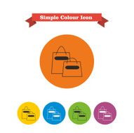 Shopping bags icons