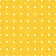 Princess Seamless Pattern Background Vector Illustration N3