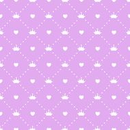 Princess Seamless Pattern Background Vector Illustration N4