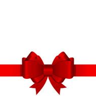 Gift Bow with Ribbon Vector Illustration N3