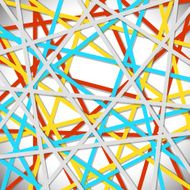 Colorful background with overlapping lines Vector illustration Eps10 N7