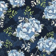 elegant peony seamless floral pattern background N5