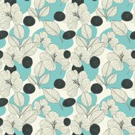 elegant retro seamless pattern background