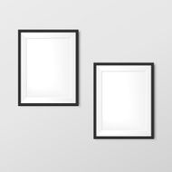 elegant blank photo frames set N4