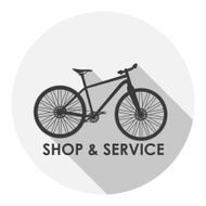Retro Bicycle Background Vector Illustrator N8