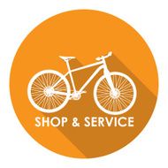 Retro Bicycle Background Vector Illustrator N15