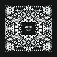 Vector abstract geometric frame