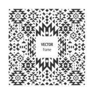 Vector abstract geometric frame N2