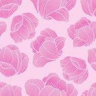 Abstract Elegance pattern with floral background N2