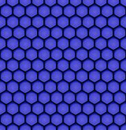 blue bee honeycomb design seamless pattern eps10