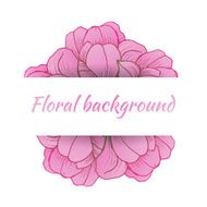 Colorful floral collection with leaves and flowers N3