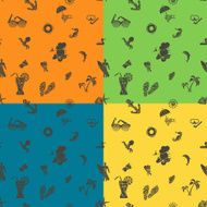 Four Background in Different Colors N23