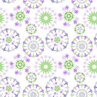 Seamless texture of abstract flowers