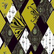 Patchwork design seamless pattern ornament background N2