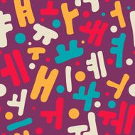 Korean alphabet pattern N2