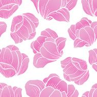 Abstract Elegance pattern with floral background N14