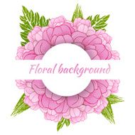 Colorful floral collection with leaves and flowers N9