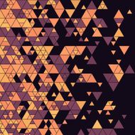 Soul Triangle Design Background Square