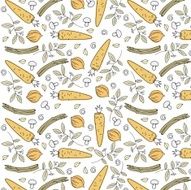 Vegetables pattern N6